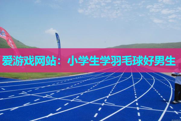 小学生学羽毛球好男生